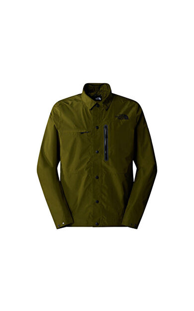 The North Face M Amos Tech Overshirt Erkek Outdoor Ceketi NF0A879DPIB1 Haki