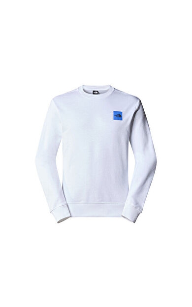 The North Face M SS24 Coordinates Crew Erkek Günlük Sweatshirt NF0A87EBFN41 Beyaz