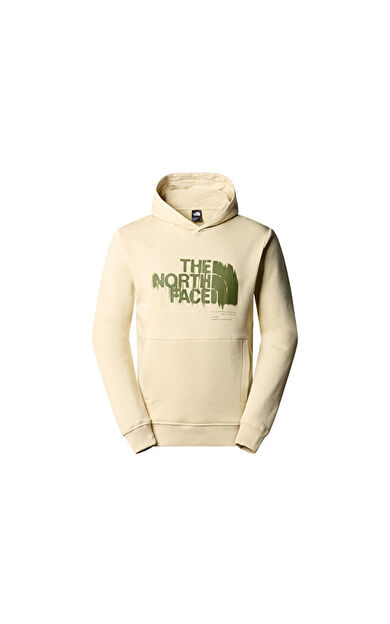 The North Face M Graphic Hoodie 3 Erkek Günlük Sweatshirt NF0A87ET3X41 Krem