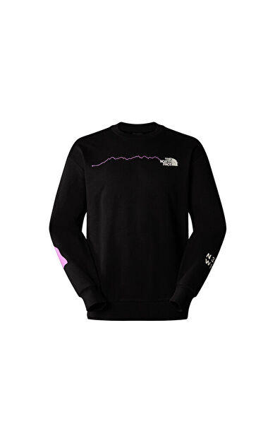 The North Face U Nse Graphic Crew Unisex Günlük Sweatshirts NF0A87F4JK31 Siyah