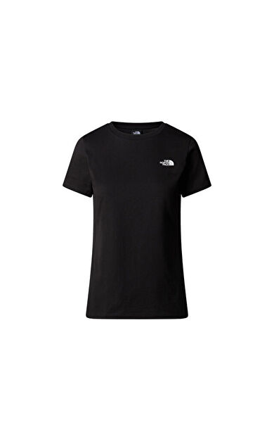 The North Face W S/S Simple Dome Slim Tee Kadın Günlük Tişört NF0A87NHJK31 Siyah