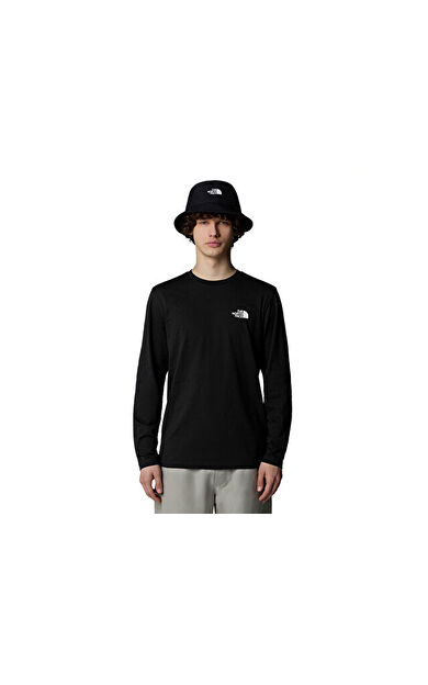 THE NORTH FACE M L/S Simple Dome Tee Erkek Günlük Uzun Kollu Tişört NF0A87QNJK31 Siyah