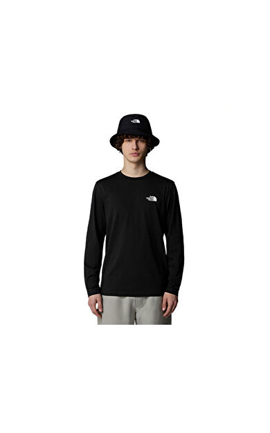 THE NORTH FACE M L/S Simple Dome Tee Erkek Günlük Uzun Kollu Tişört NF0A87QNJK31 Siyah