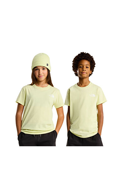 The North Face TEEN SIMPLE DOME REGULAR SS TEE Çocuk Outdoor Tişörtü NF0A87T4G6O1 Sarı