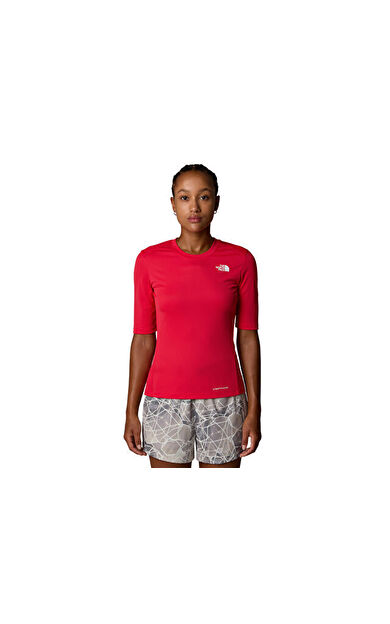 The North Face W Shadow Ss Kadın Outdoor Tişörtü NF0A87TW6IE1 Kırmızı