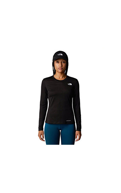 THE NORTH FACE W Shadow Ls Kadın Outdoor Uzun Kollu Tişört NF0A87TXJK31 Siyah