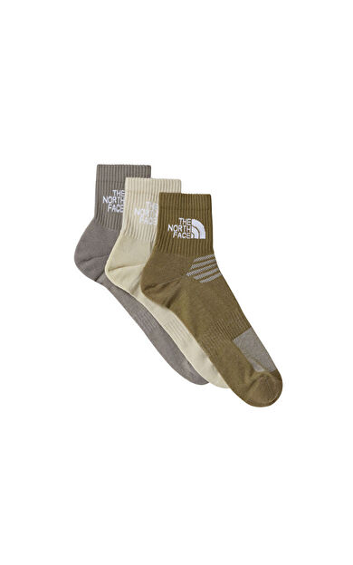 The North Face Multi Sport Cush Quarter Sock 3P Çorap (3 Çift) NF0A882GN6T1 Gri