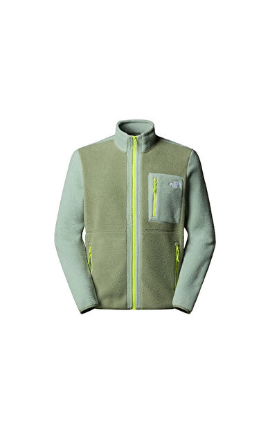 The North Face M Yumiori Full Zip Erkek Outdoor Polar Ceket NF0A883REOJ1 Yeşil