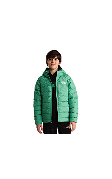 The North Face B REVERSIBLE PERRITO HOODED JACKET Çocuk Outdoor Montu NF0A88TWG571 Mavi