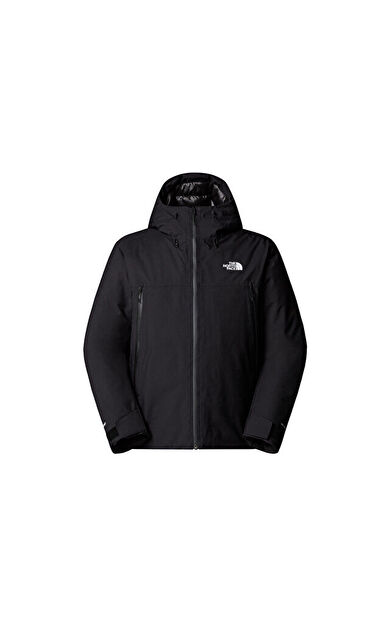 The North Face M Mtn Range Down Hooded Jacket Erkek Outdoor Montu (600 Dolgu Kaz Tüyü) NF0A88WDKX71 Siyah