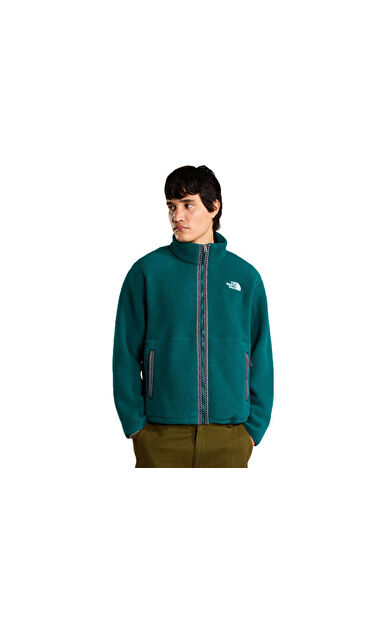 The North Face M TNF FLEESKI FZ JACKET Erkek Outdoor Polar Ceket NF0A88XQN4J1 Yeşil