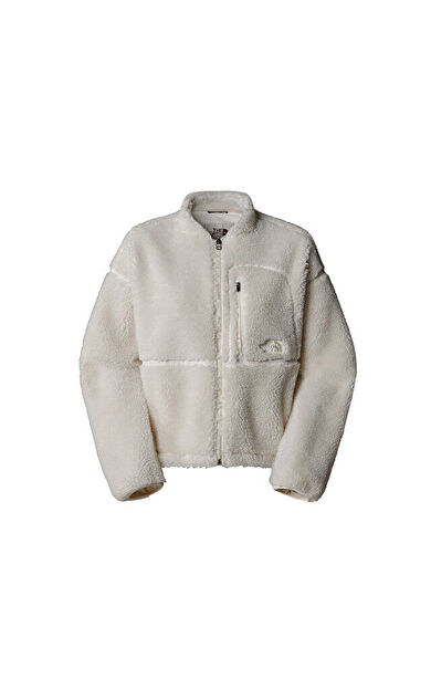 The North Face W Extreme Pile 2 Fz Jacket Kadın Outdoor Polar Ceket NF0A88ZBQLI1 Beyaz