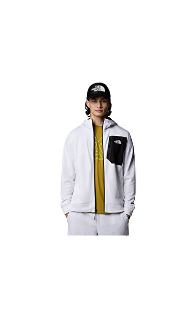 The North Face M Ma Fz Fleece Erkek Günlük Ceket NF0A893QLA91 Beyaz