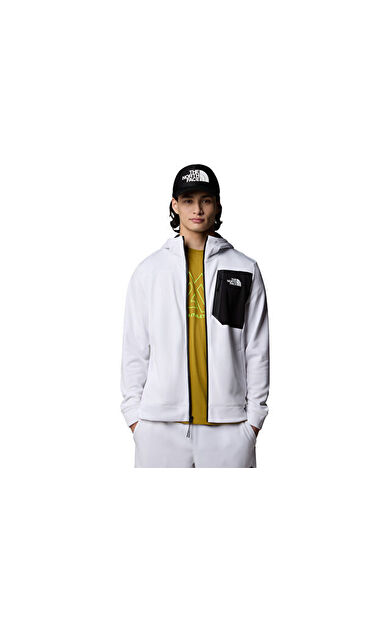 The North Face M Ma Fz Fleece Erkek Günlük Ceket NF0A893QLA91 Beyaz