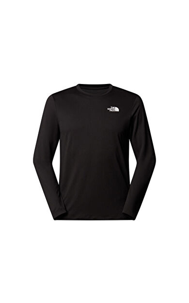 The North Face M 24/7 L/S Tee Erkek Outdoor Tişörtü NF0A894AJK31 Siyah