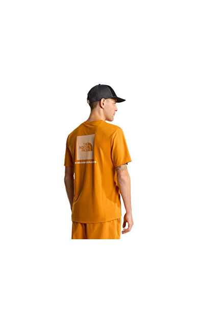 The North Face M 24/7 Box Nse Ss Tee Erkek Outdoor Tişörtü NF0A895MG5I1Turuncu