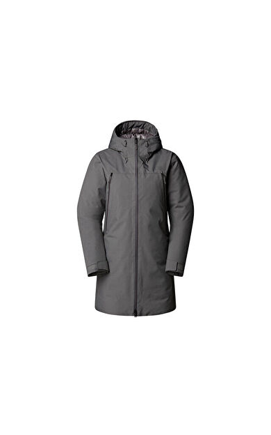 The North Face W Mtn Range Down Parka Kadın Outdoor Parka NF0A89VN0UZ1 Gri