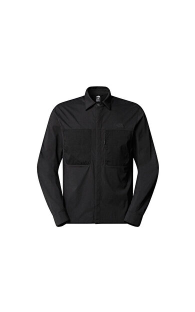 The North Face M L/S Lightrange Shirt Erkek Outdoor Ceketi NF0A8B53JK31 Siyah