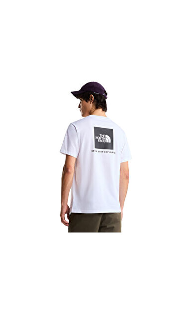 The North Face M EVOLUTION BOX NSE REGULAR SHORT SLEEVE Erkek Outdoor Tişörtü NF0A8B6KFN41 Beyaz