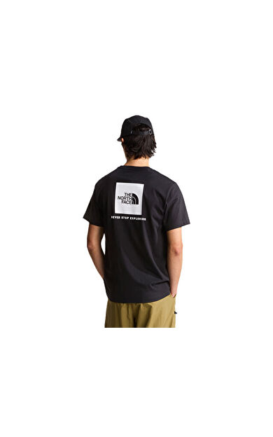 The North Face M EVOLUTION BOX NSE REGULAR SHORT SLEEVE Erkek Outdoor Tişörtü NF0A8B6KKY41 Siyah