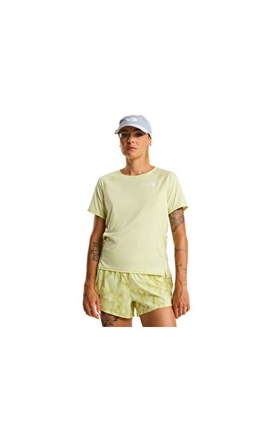 The North Face W SUNRISER SS Kadın Outdoor Tişörtü NF0A8BBXG6O1 Sarı
