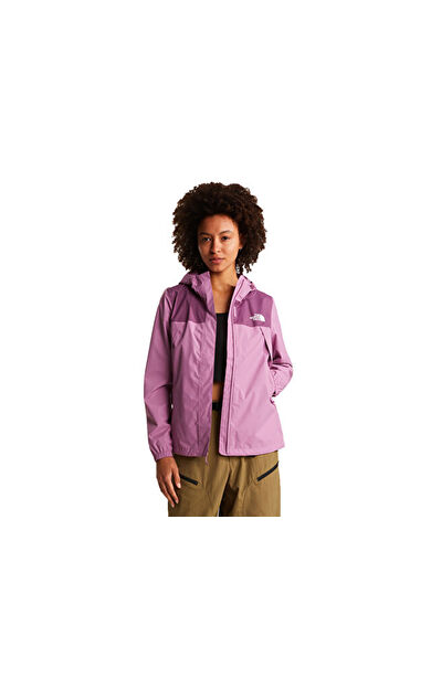 The North Face W ANTORA RAIN JACKET Kadın Outdoor Yağmurluk NF0A8BKDK221 Mor