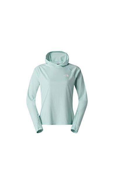 The North Face W Sunriser Hoodie Kadın Outdoor Uzun Kollu Tişört NF0A8BN9G701Mavi