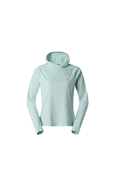 The North Face W Sunriser Hoodie Kadın Outdoor Uzun Kollu Tişört NF0A8BN9G701Mavi
