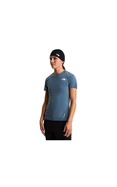 The North Face W LIGHTNING ALPINE S/S Kadın Outdoor Tişörtü NF0A8BT50U31 Gri