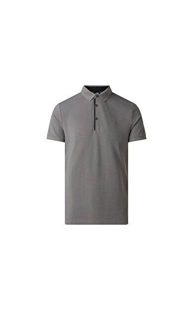 The North Face M Premium Slim Polo Erkek Günlük Polo Tişört NF0A8C1N0UZ1Gri