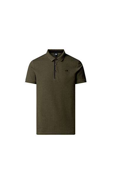 The North Face M Premium Slim Polo Erkek Günlük Polo Tişört NF0A8C1N21L1Yeşil