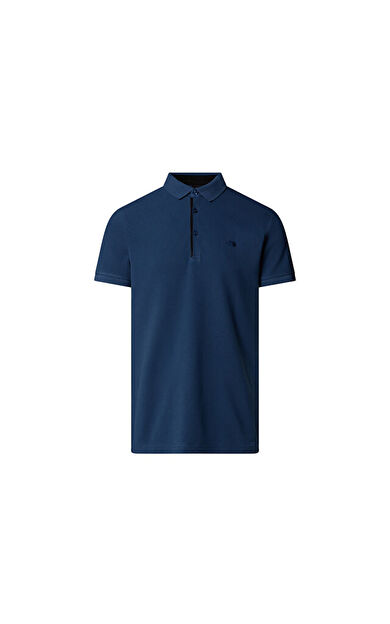The North Face M Premium Slim Polo Erkek Günlük Polo Tişört NF0A8C1NHDC1 Mavi