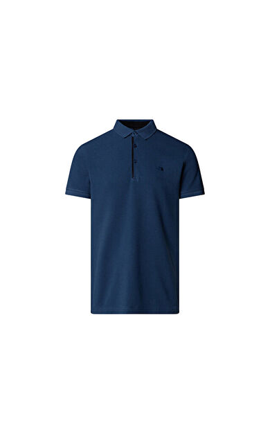The North Face M Premium Slim Polo Erkek Günlük Polo Tişört NF0A8C1NHDC1 Mavi