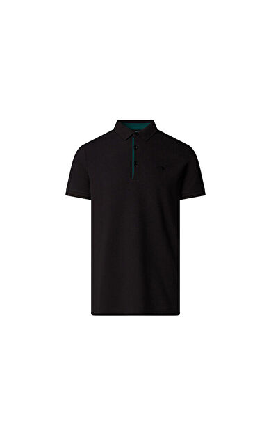 The North Face M Premium Slim Polo Erkek Günlük Polo Tişört NF0A8C1NJK31 Siyah