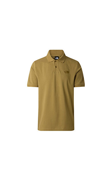 The North Face M ESSENTIAL REGULAR POLO Erkek Günlük Polo Tişört NF0A8C1P2EL1 Kahverengi