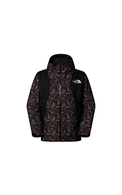 The North Face U Nse Shell Jacket Print Erkek Outdoor Montu NF0A8C6ZAC91 Gri