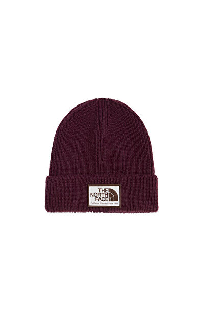 The North Face TNF LOGO BOX CUFFED BEANIE Bere NF0A8CHE10J1 Kırmızı