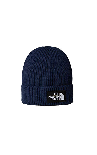 The North Face Tnf Logo Box Cuffed Beanie Bere NF0A8CHE8K21 Lacivert