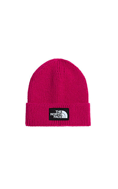 The North Face TNF LOGO BOX CUFFED BEANIE Bere NF0A8CHEBOS1 Kırmızı