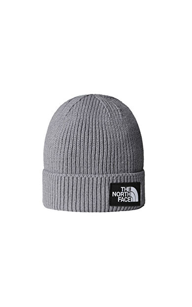 The North Face Tnf Logo Box Cuffed Beanie Bere NF0A8CHEDYY1 Gri