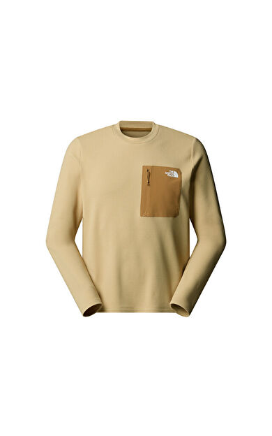 The North Face M Kecha Crew Erkek Outdoor Sweatshirts NF0A8CS9QV31 Haki