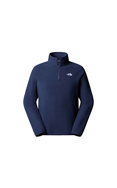 The North Face M Glacier Fleece 1/4 Zip Jacket Kadın Outdoor Parka NF0A8D0Q8K21 Lacivert