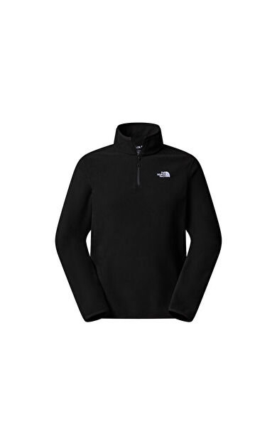 The North Face M Glacier Fleece 1/4 Zip Jacket Kadın Outdoor Parka NF0A8D0QJK31 Siyah