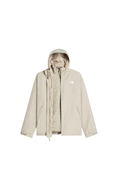 The North Face M CARTO MONO TRICLIMATE HOODED JACKET Erkek Outdoor Montu NF0A8D1S2MB1 Bej