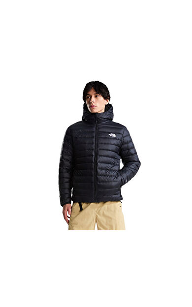 The North Face M CLASSIC DOWN HOODED JACKET Erkek Outdoor Montu (700 Dolgu Kaz Tüyü) NF0A8D1TJK31 Siyah