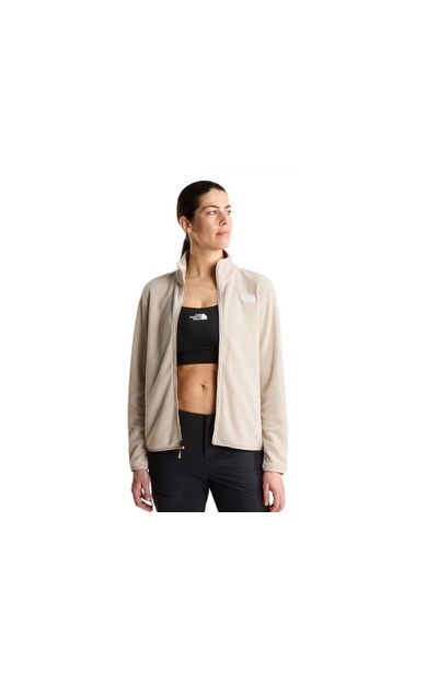 The North Face W GLACIER FLEECE JACKET Kadın Outdoor Polar Ceket NF0A8D2FN7J1 Bej