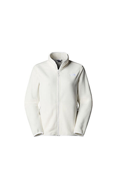 The North Face W Glacier Fleece Jacket Kadın Outdoor Polar Ceket NF0A8D2FQLI1 Beyaz