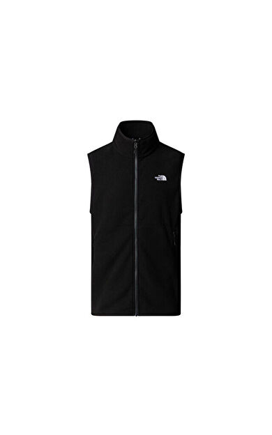 The North Face M Glacier Fleece Vest Erkek Outdoor Polar Yelek NF0A8DQNJK31 Siyah
