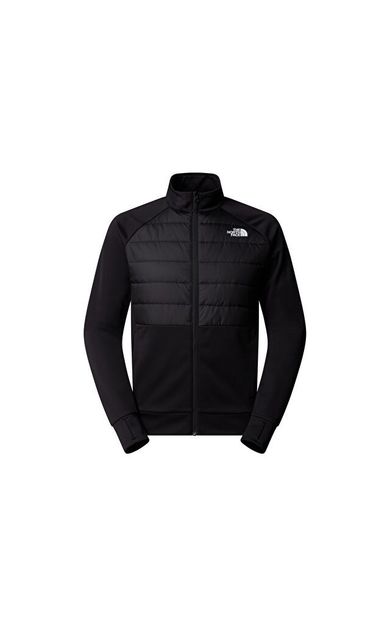 The North Face M Reaxion 2.0 Fleece Hybrid Full Zip Jkt Erkek Outdoor Polar Ceket NF0A8DVXKS71 Siyah