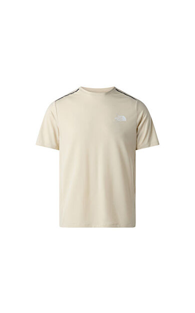 The North Face M Mountain Athletics Tape Erkek Outdoor Tişörtü NF0A8DY9DOM1 Bej